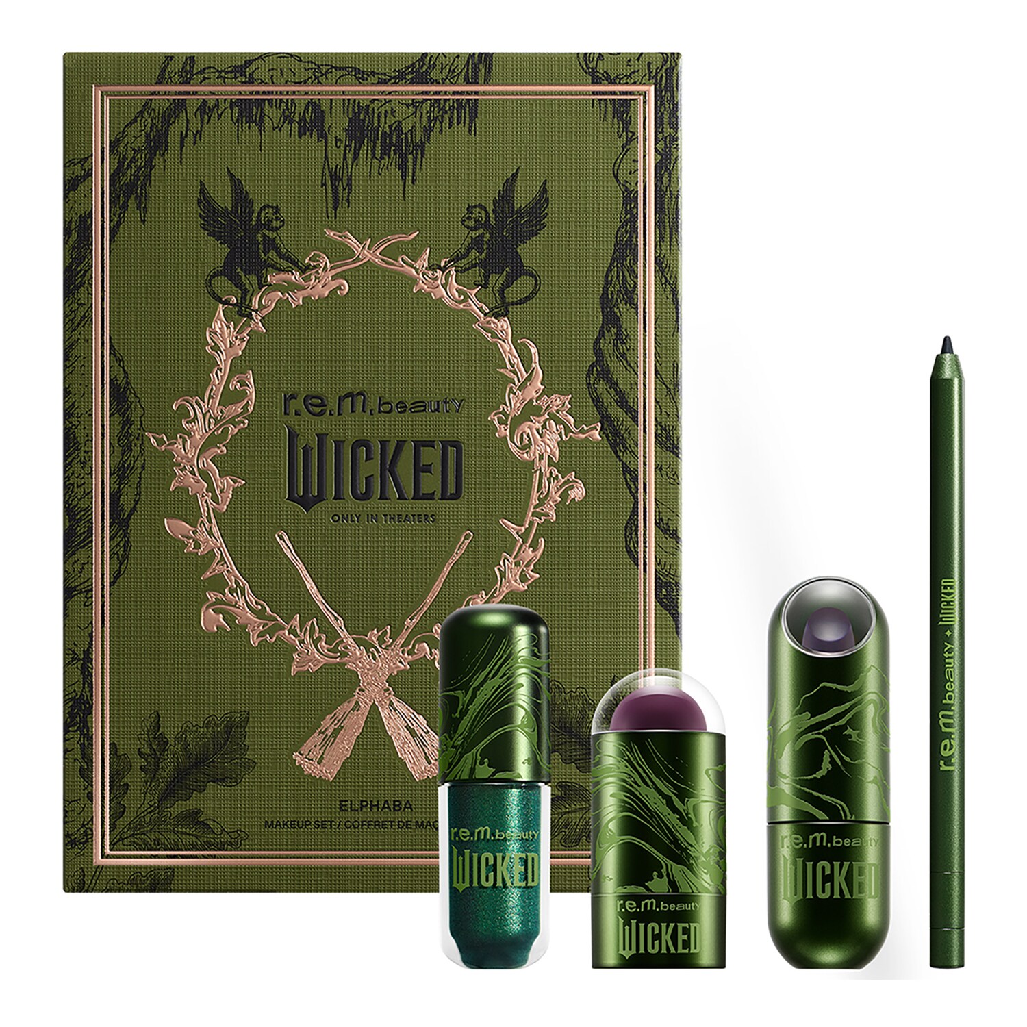 Rem Beauty - Wicked Elphaba - Zestaw Do Makijażu - Set Elphaba Makeup Set - Dla Kobiet